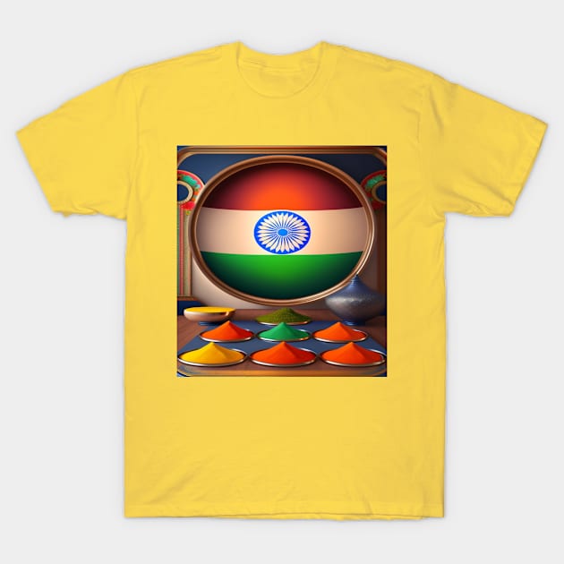 Celebrating Diversity, Strengthening Unity: Bharat Parv Connecting India's Festivals Socially T-Shirt by Bharat Parv